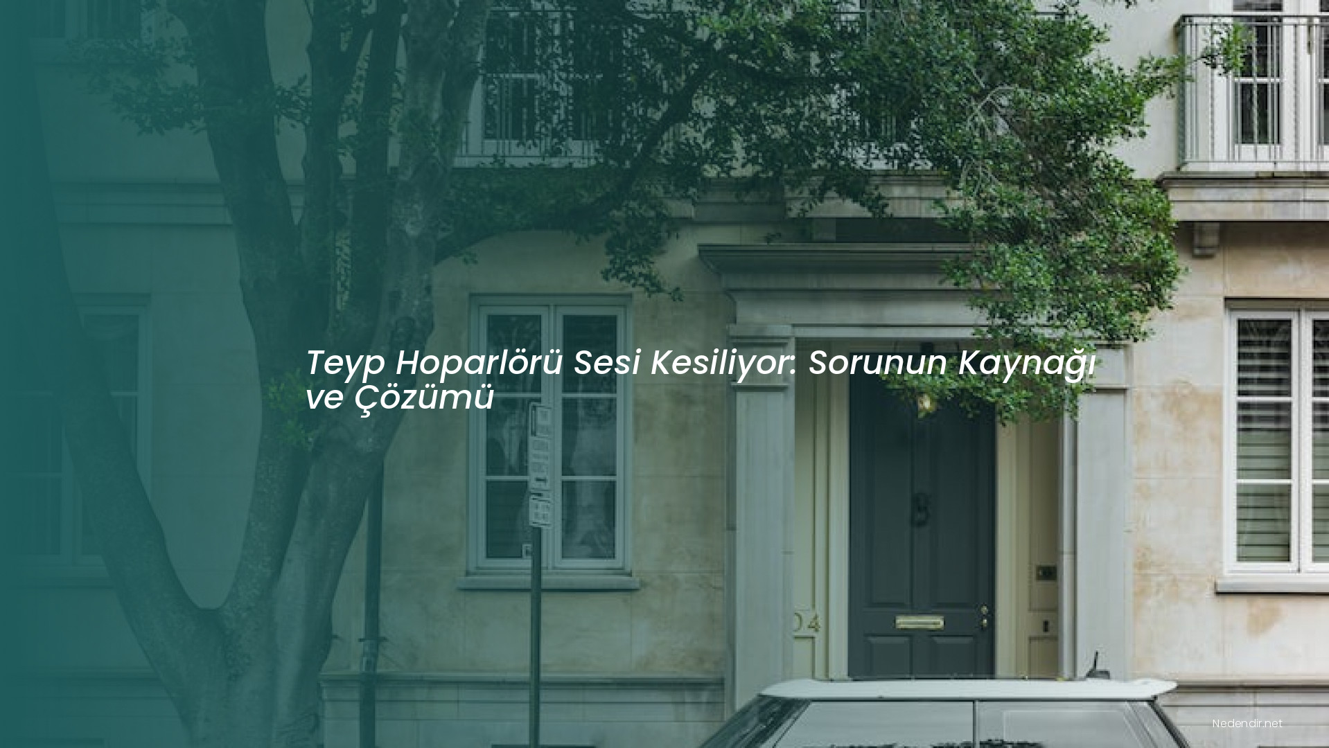 Teyp Hoparlörü Sesi Kesiliyor: Sorunun Kaynağı ve Çözümü