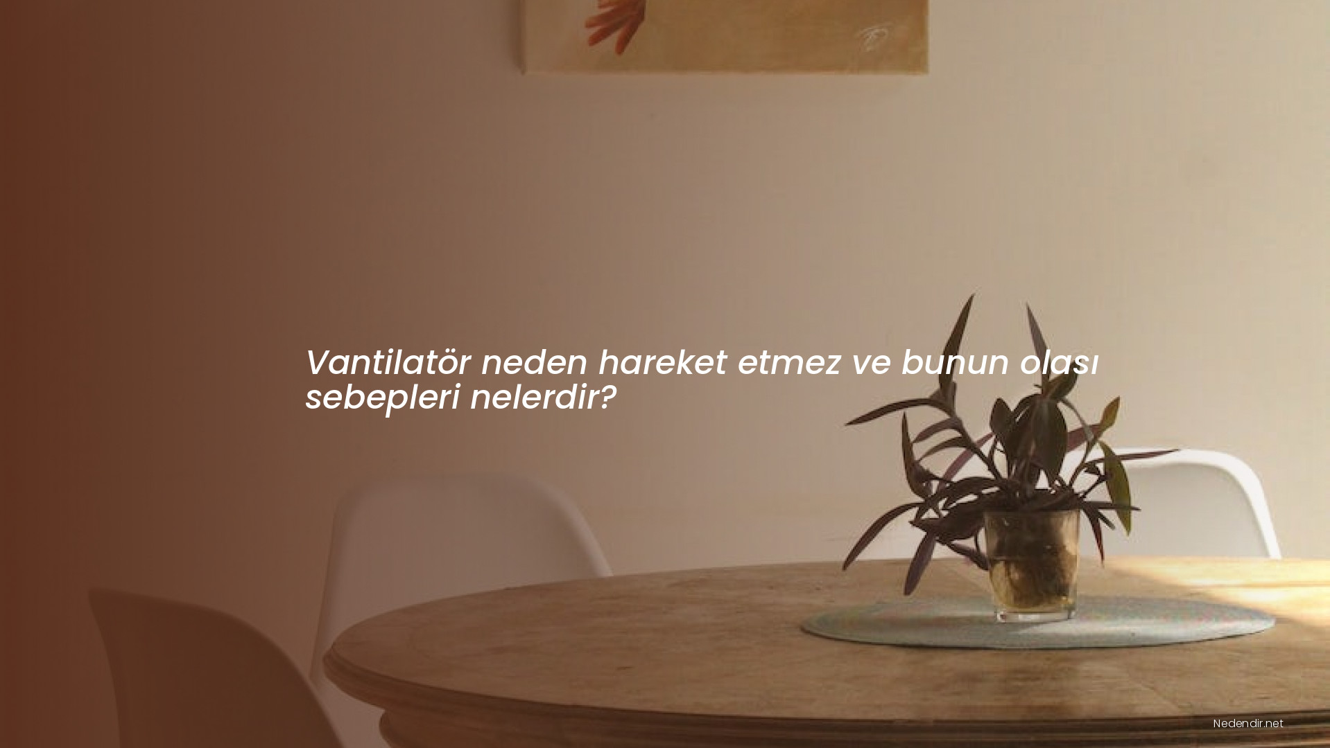 Vantilatör neden hareket etmez ve bunun olası sebepleri nelerdir? Vantilatör neden hareket etmez ve bunun olası sebepleri nelerdir?