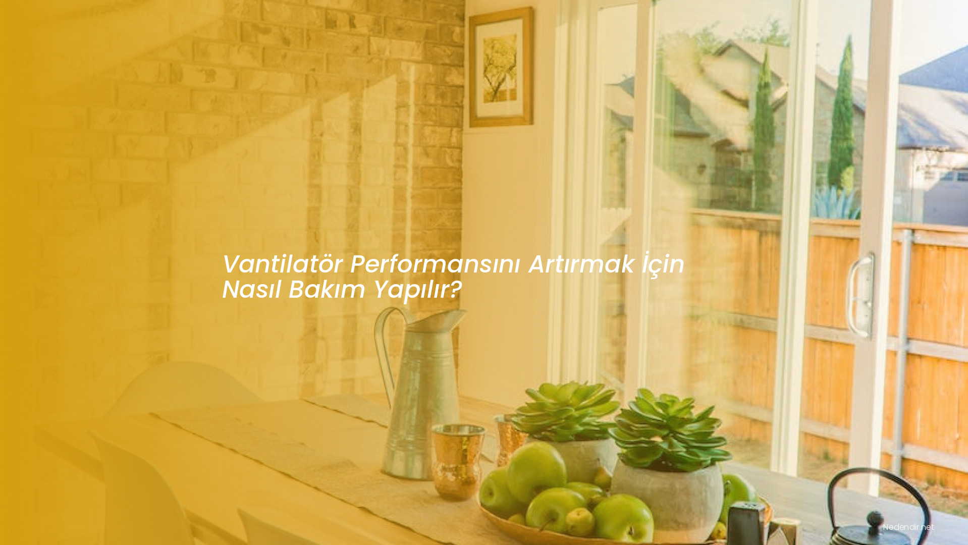 Vantilatör Performansını Artırmak İçin Nasıl Bakım Yapılır? Vantilatör Performansını Artırmak İçin Nasıl Bakım Yapılır?