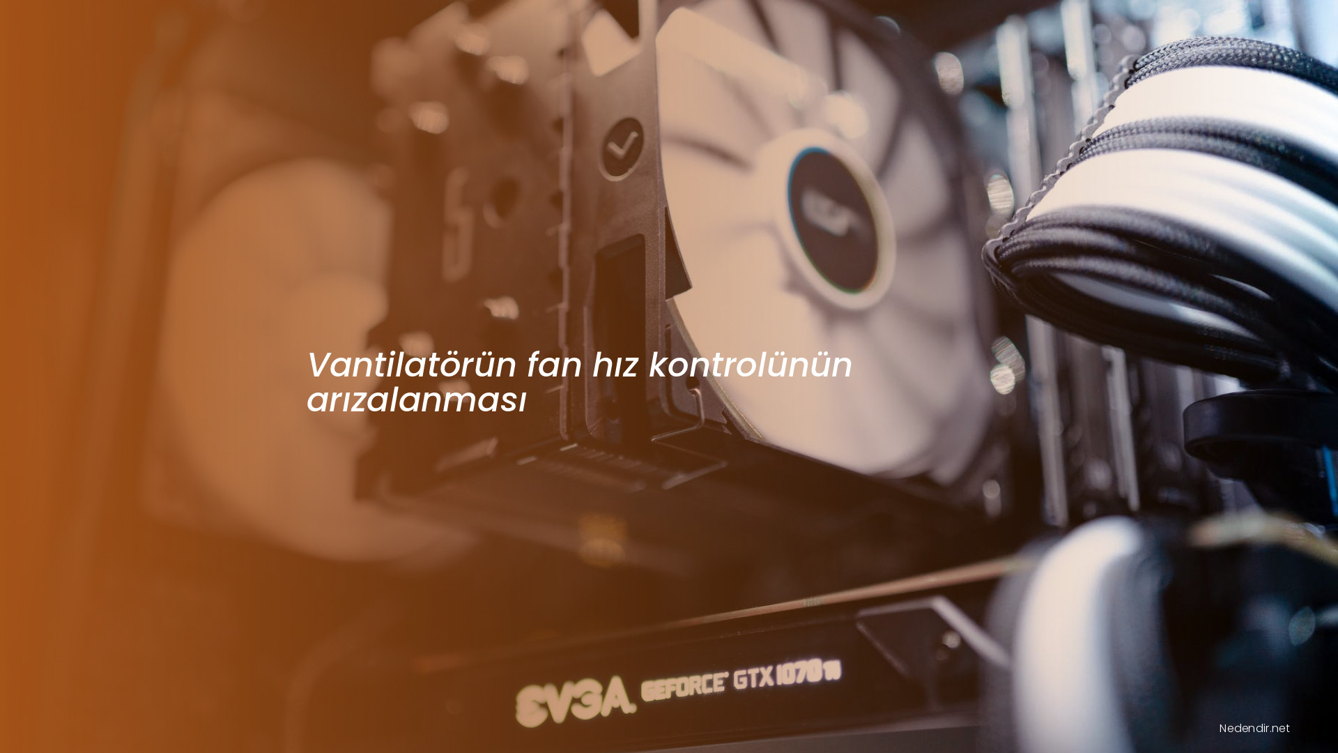 Vantilatörün fan hız kontrolünün arızalanması