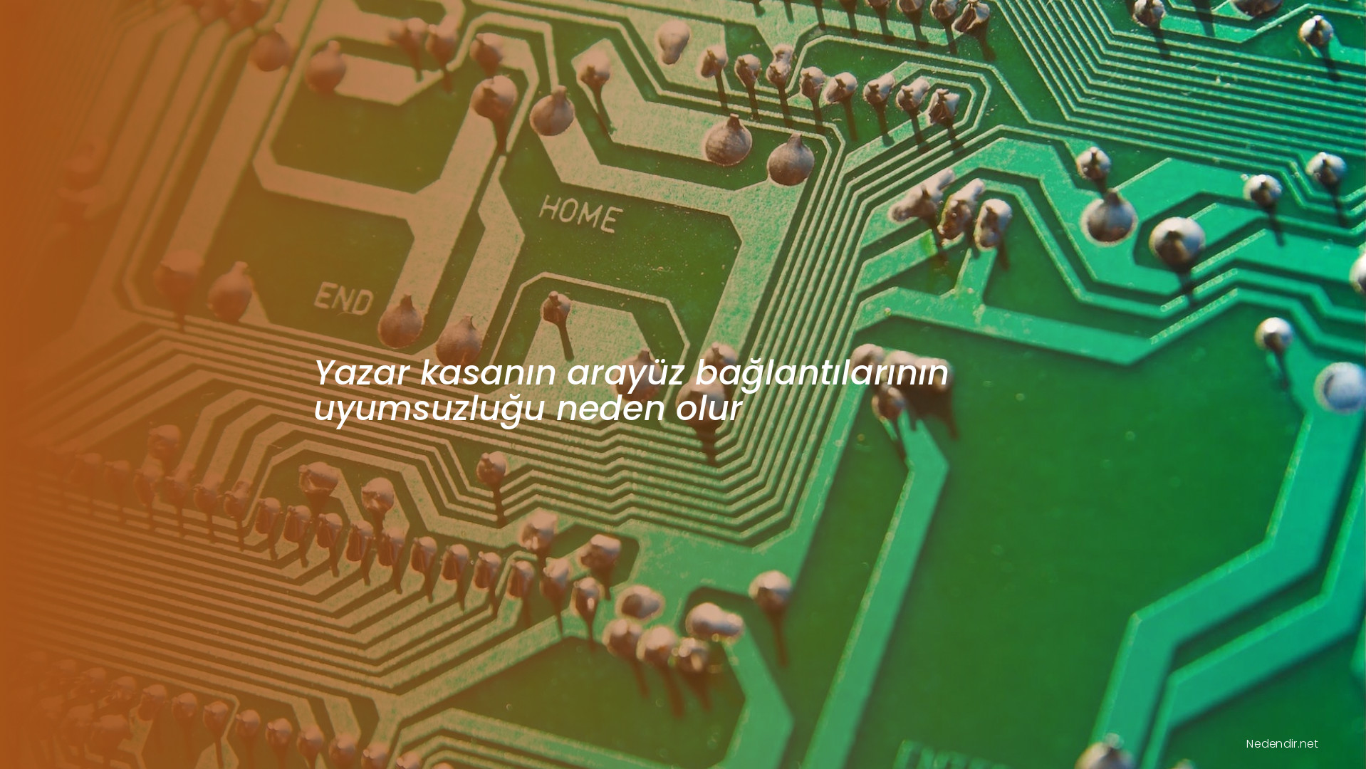 Yazar kasanın arayüz bağlantılarının uyumsuzluğu neden olur