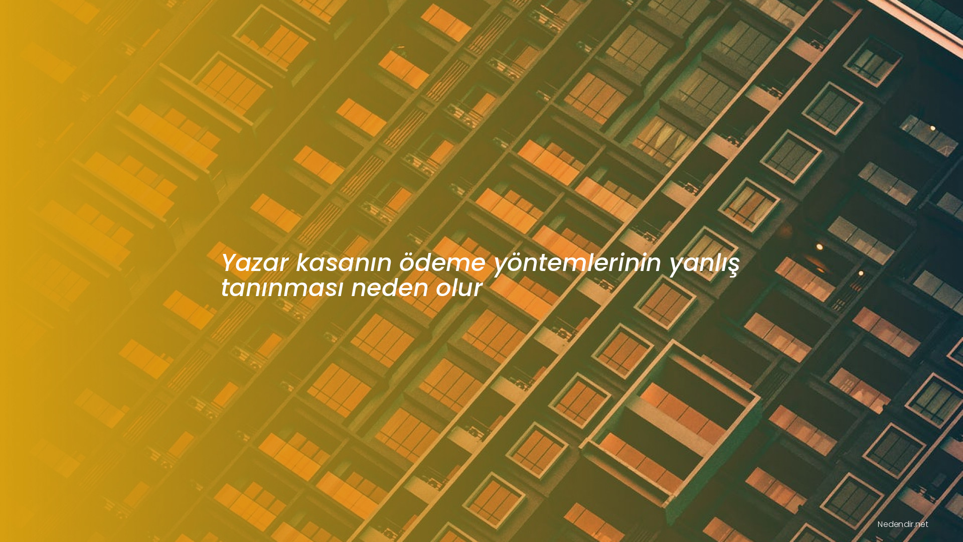 Yazar kasanın ödeme yöntemlerinin yanlış tanınması neden olur