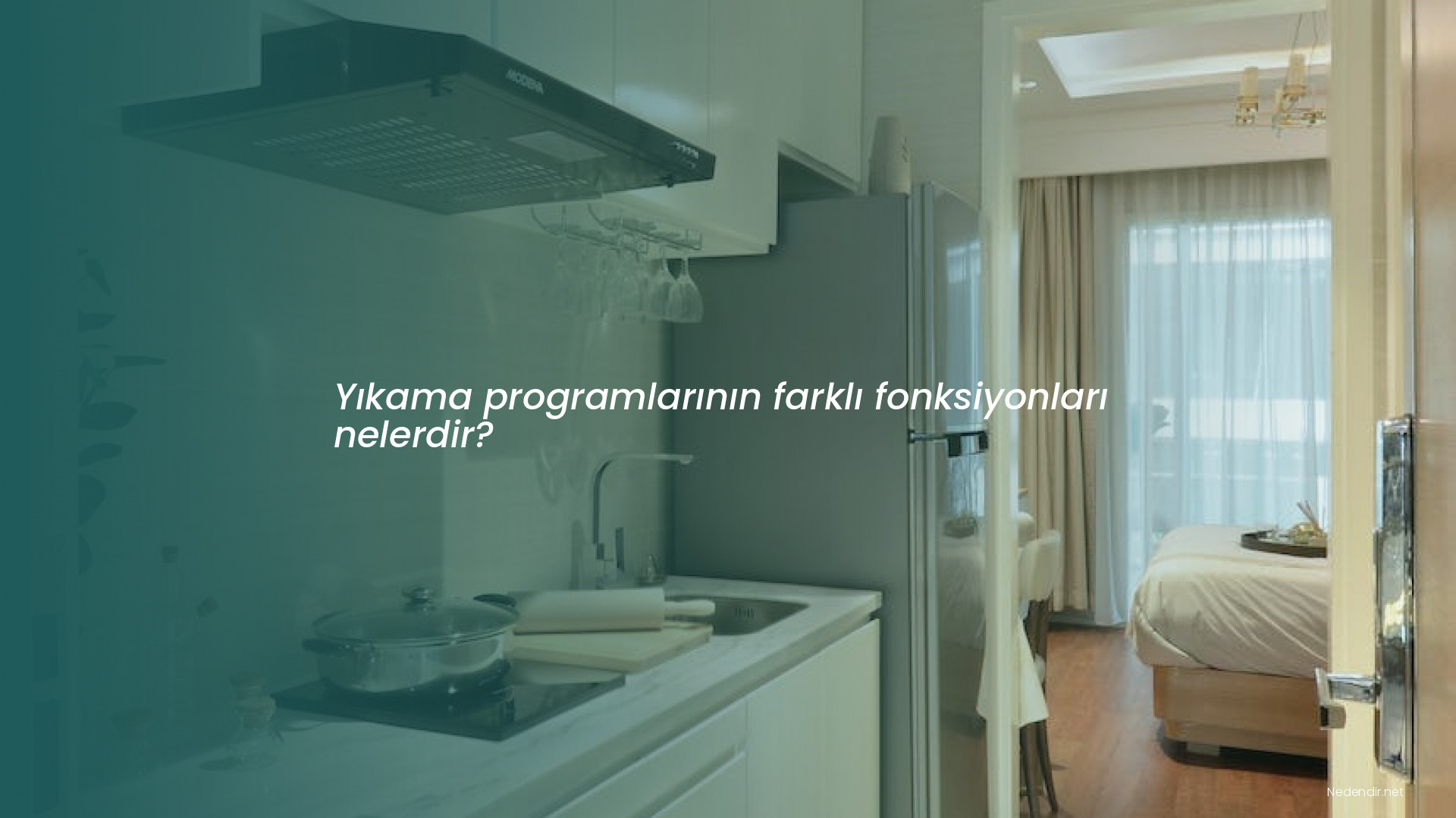 Yıkama programlarının farklı fonksiyonları nelerdir?